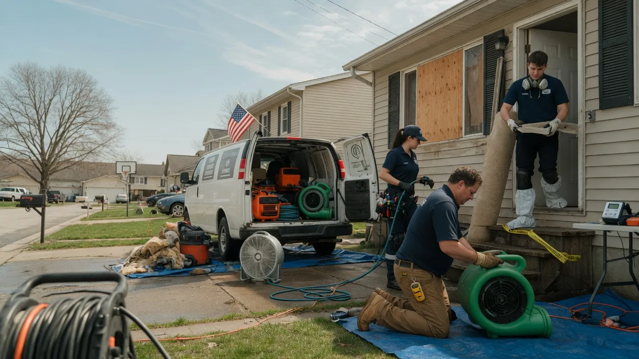 Water Damage Restoration in Meadowlands, MN near me